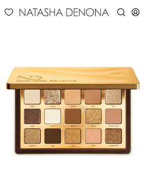Natasha Denona Golden Palette — Gold, Bronze & Warm Neutrals